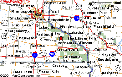 Map to Millville